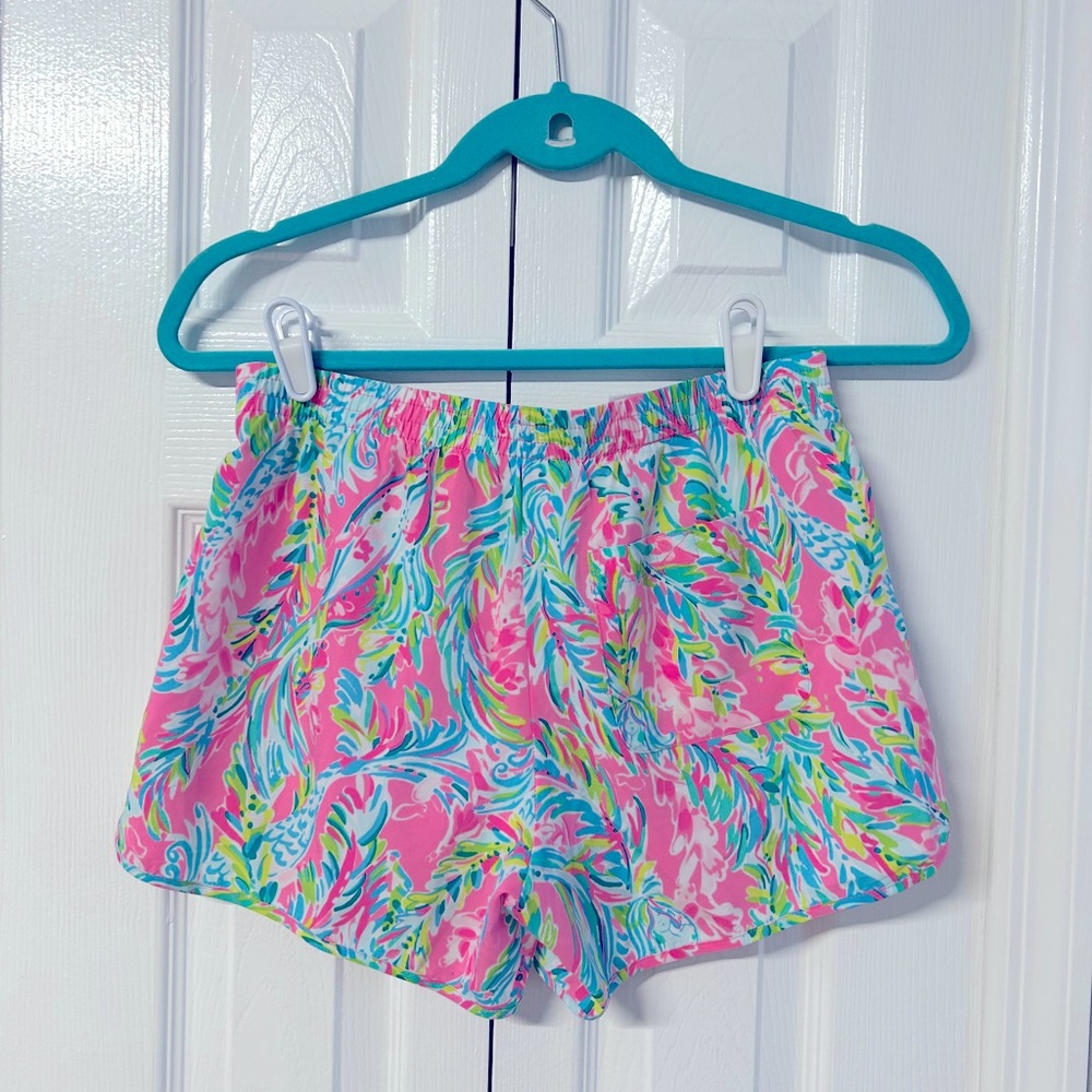 Colorful “Luxletic” Ocean Trail Shorts